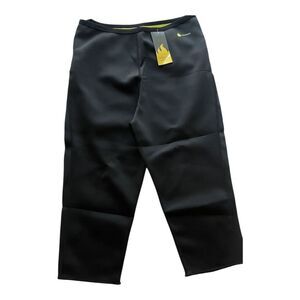 Slimming Work Out Gear Thermo Sweat Capris Size XXL Blk & Yellow NWT